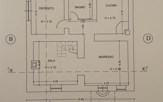 Villa singola con giardino e terreno
